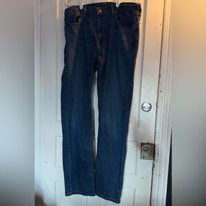 Levi's Dark Blue Straight Men's Jeans 559 36x36
